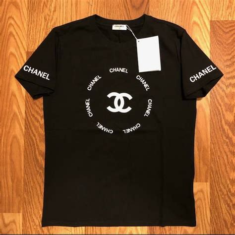 chanel t shirt womens|authentic chanel t shirt.